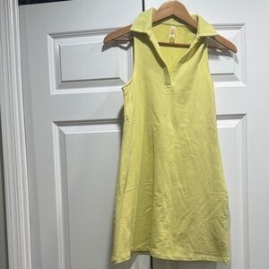 Lemon Sleeveless Polo Tunic